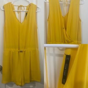 Zara Romper Yellow